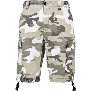 Vintage Shorts korte broek met zijzakken Urban Camo - S
