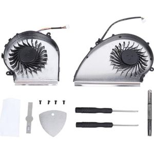 MSI GE72VR GP72VR GL72VR MS 179B PAAD06015SL 4 Pin Laptop CPU GPU Cooling Fan, Improved Cooling Function, Repair Kit for Replacement