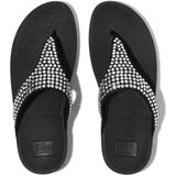 FitFlop - Lulu Maxi-Crystal Toe-Post Sandals - Zwart - Slipper