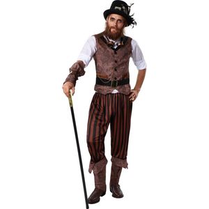dressforfun - Steampunk avonturier S - verkleedkleding kostuum halloween verkleden feestkleding carnavalskleding carnaval feestkledij partykleding - 302335
