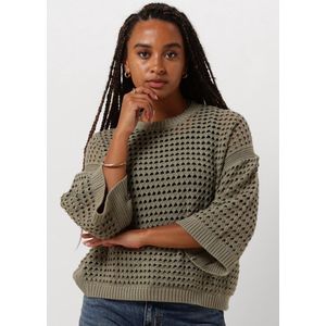 INWEAR Pietiw Tshirt Truien & vesten Dames - Sweater - Hoodie - Vest- Groen - Maat M