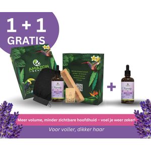 Haarverzorging Giftset – Luxe Cadeaupakket met Rozemarijn & Lavendel Olie – Natuurlijk Groei & Herstel