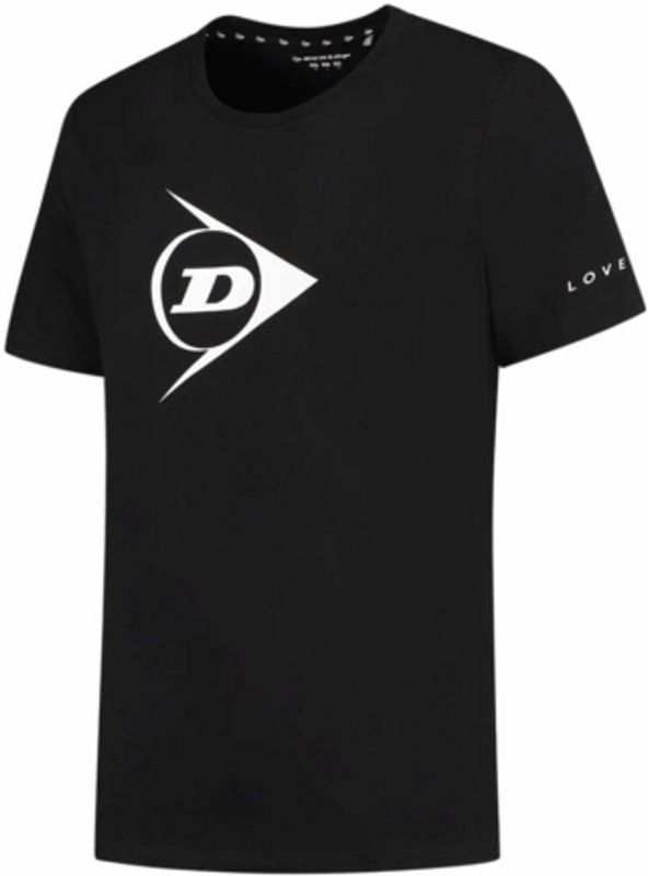 Dunlop - Essentials Promo - Sportshirt - Black - Katoen, Polyester