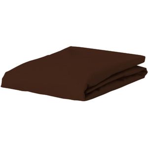 ESSENZA Minte Hoeslaken Chocolade - 90x210 cm