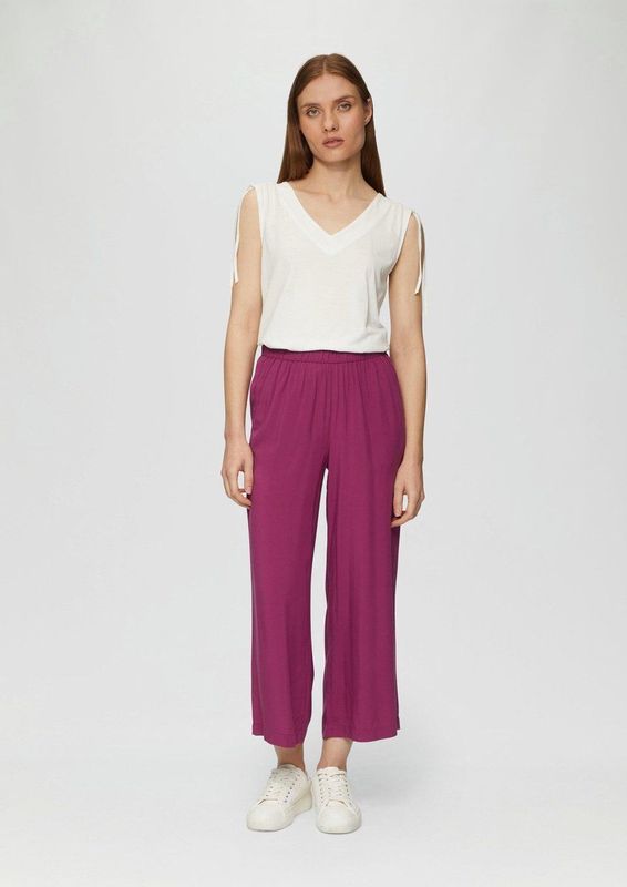 Culottes - Lichte en Luchtige Broek - Zachte Viscose - Elastische Tailleband