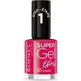 Rimmel - Super Gel By Kate 24 - Nagellak - Rood - 12 ml