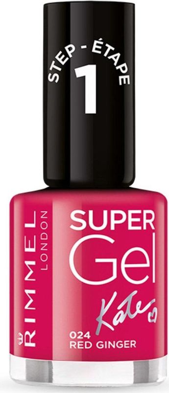 Rimmel - Super Gel By Kate 24 - Nagellak - Rood - 12 ml