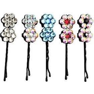 Hair Pins Made With Crystal From Swarovski flowers