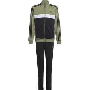 adidas Sportswear Essentials 3-Stripes Tiberio Trainingspak - Kinderen - Groen- 164