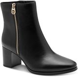 MARCO TOZZI - Enkellaarsjes - Zwart - Imitatieleer - Blokhak