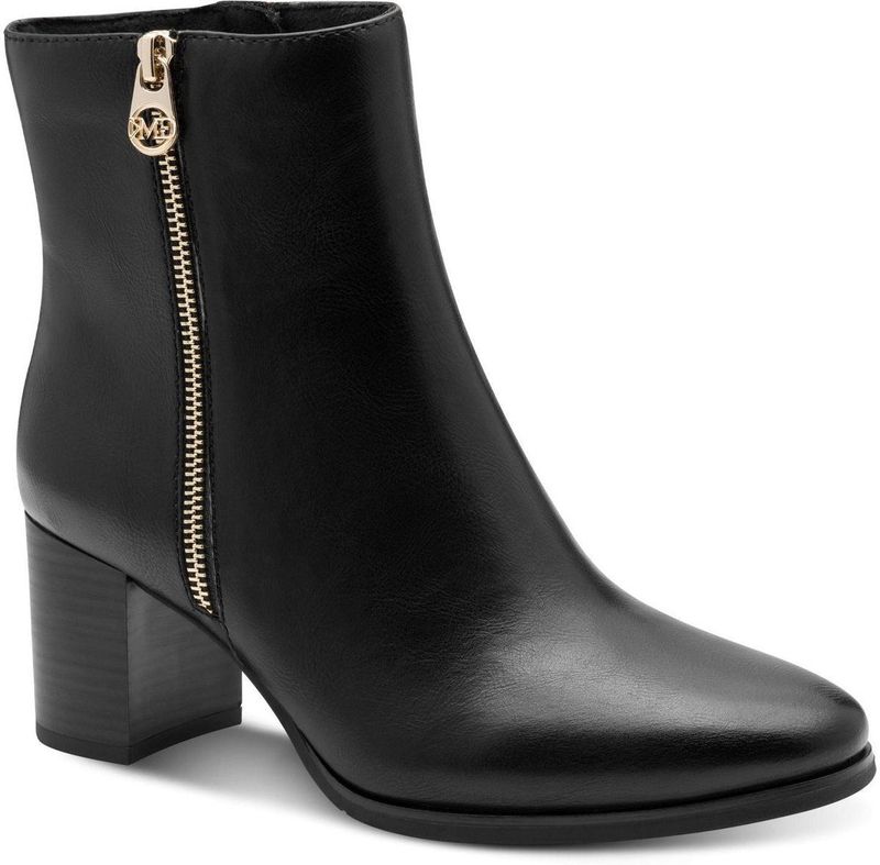 MARCO TOZZI - Enkellaarsjes - Zwart - Imitatieleer - Blokhak