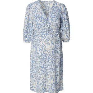 Noppies Zwangerschaps- en Voedingsjurk Keara met All Over Print Blauw/Wit