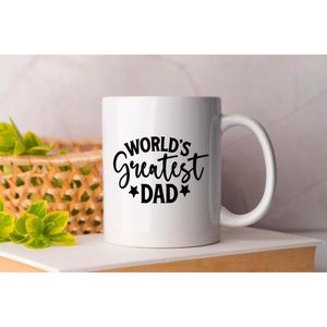 Mok World's Greatest Dad - Fatherhood - Gift - Cadeau - DadLife - BestDad - SuperDad - Vader - VaderZoon - VaderDochter - VaderZijn