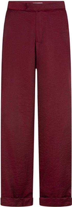 Lofty Manner Broek Trouser Svea Burgundy Red Dames Maat - XS