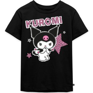 Spreadshirt Kuromi Met Letters En Sterren In Leeuwstijl Kinderen Premium Bio T-shirt