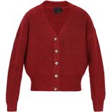 DreiMaster Klassik Gebreid vest  donkerrood