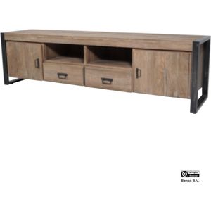 Tv-meubel Fugees - Teak - 200 cm