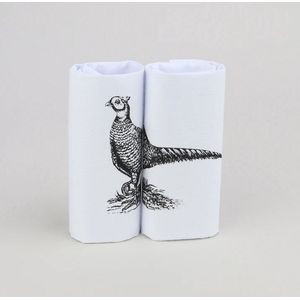 Sophos Lifestyle Herenzakdoek ""Fazant"" 100% katoen