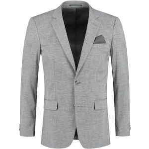 GENTS - Colbert linnenlook - Polyblend - Grijs - Maat 44/S