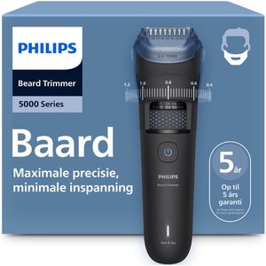 Philips BT5775/15 baardtrimmer Batterij/Accu 40 2 cm Nat en droog Zwart