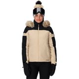 Spyder - Vida - Jas - 4-way Stretch - Imitatiebont Capuchon - 20K Laminat