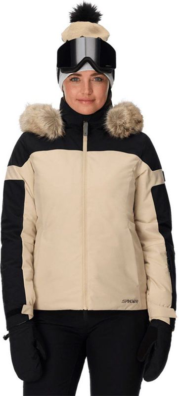 Spyder - Vida - Jas - 4-way Stretch - Imitatiebont Capuchon - 20K Laminat