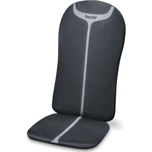 Shiatsu massagestoelkussen rugmassage licht- en warmtefunctie 4 massagekoppen met handschakelaar zwart/grijs - Beurer MG 205