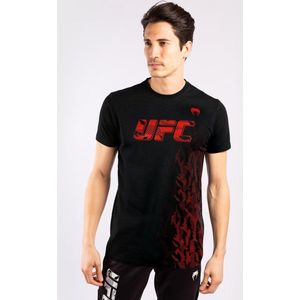 UFC Venum Authentic Fight Week T-shirt Zwart Rood maat S