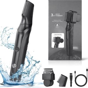 Equivera Bodygroomer Mannen - Trimmer Heren - Body Trimmer Mannen - Veilig Scheren - Scheerapparaat - Schaamhaar Trimmer Mannen - Trimmer Mannen Schaamstreek
