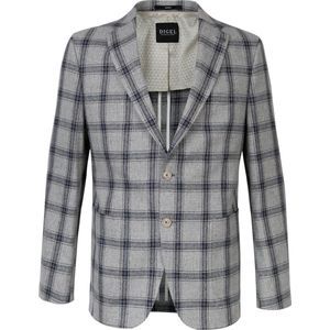 Digel Edward Colbert - Modern Fit - Grijs/Blauw Geblokt - Maat 54