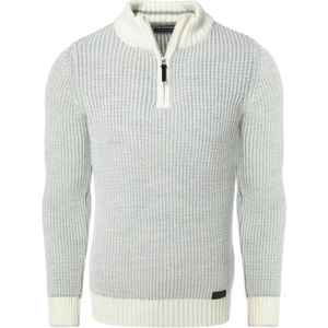 Carisma Heren Trui Opstaande Kraag Gebreid Ecru 7831 - XXL