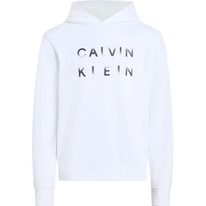 CALVIN KLEIN Sweatshirt - Zwart - Katoen - Regular Fit
