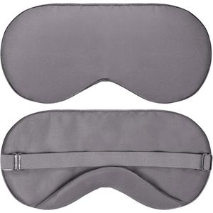 Donkergrijs Slaapmasker van Bamboe Viscose - Lichtgewicht en Verstelbaar Oogmasker