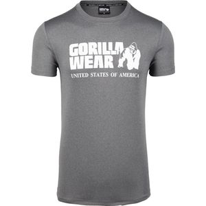 Gorilla Wear Classic Training T-shirt - Grijs Gemêleerd - L