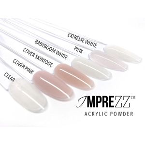 IMPREZZ® acrylpoeder - acrylic powder Pink 25 gr. - Transparant roze