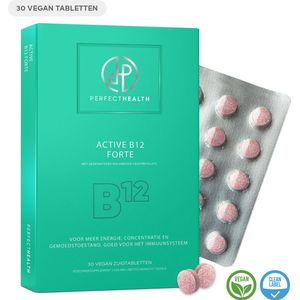 Perfect Health - Vitamine B12 1000mcg - 30 Zuigtabletten - Hoge Dosering - Methylcobalamine - Vegan