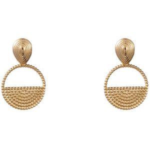 Go Dutch Label Oorknoppen drop & dangle Goud