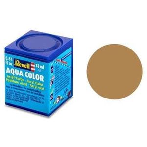 Revell Aqua #88 Ochre Brown - Matt - RAL1011 - Acryl - 18ml Verf potje