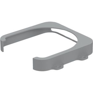 Onder-Bureau of Tafel & Wandhouder geschikt voor Apple Mac Mini M2 Grijs - Meurbeugel - Wandbeugel - Wandophanging