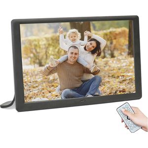 10,1-inch Digitale Fotolijst met IPS-display, Muziek en Videoweergave, Alarm, Kalender