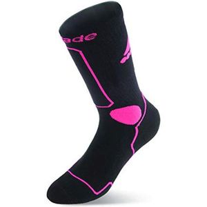 Skate Sok voor Dames - Uniseks Inline Skate Sokken in Zwart/Roze