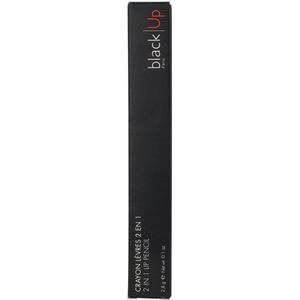 Black Up - Mat 2 In 1 Lip Pencil N°10 - Lip Liner - 2.8 g - Dames