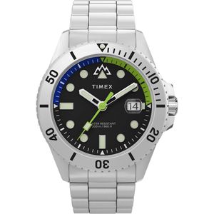Timex Freedive TW2W41900 Horloge - Staal - Zilverkleurig - Ø 42 mm