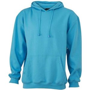 James and Nicholson Unisex Hooded Sweatshirt (Hemelsblauw)