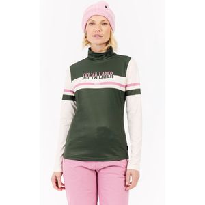 Protest - PRTCreate - Skipully Dames - Thyme - Lange Mouwen - 1/4 Rits