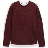 Tom Tailor Denim - Regular Fit - Gebreide Pullover - Mêlee - Katoenmix