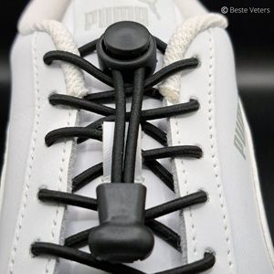 Beste Veters - Schoenveters - Lock laces - Elastische schoenveters - Lock laces zwart - Hardlopen - Veters 100 cm - Veters zwart- Zomer -Zomertopper - Wandelschoenen veters - Luxe veters