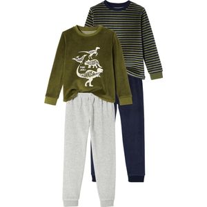 Vertbaudet - Set van 2 - Fluwelen Pyjama's - Voor Babyjongens