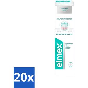 20 x Elmex - Tandpasta - Sensitive Plus - Complete Care - 75 ml -