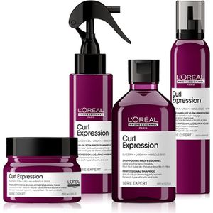 L’Oréal Professionnel - Curl Expression - Krullend haar Set - Anti Buildup Shampoo + Intensive mask + Curls Reviver + 10-in-1 Mousse - Serie Expert